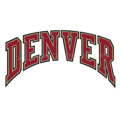 Denver Pioneers Logo T-shirts Iron On Transfers N4255